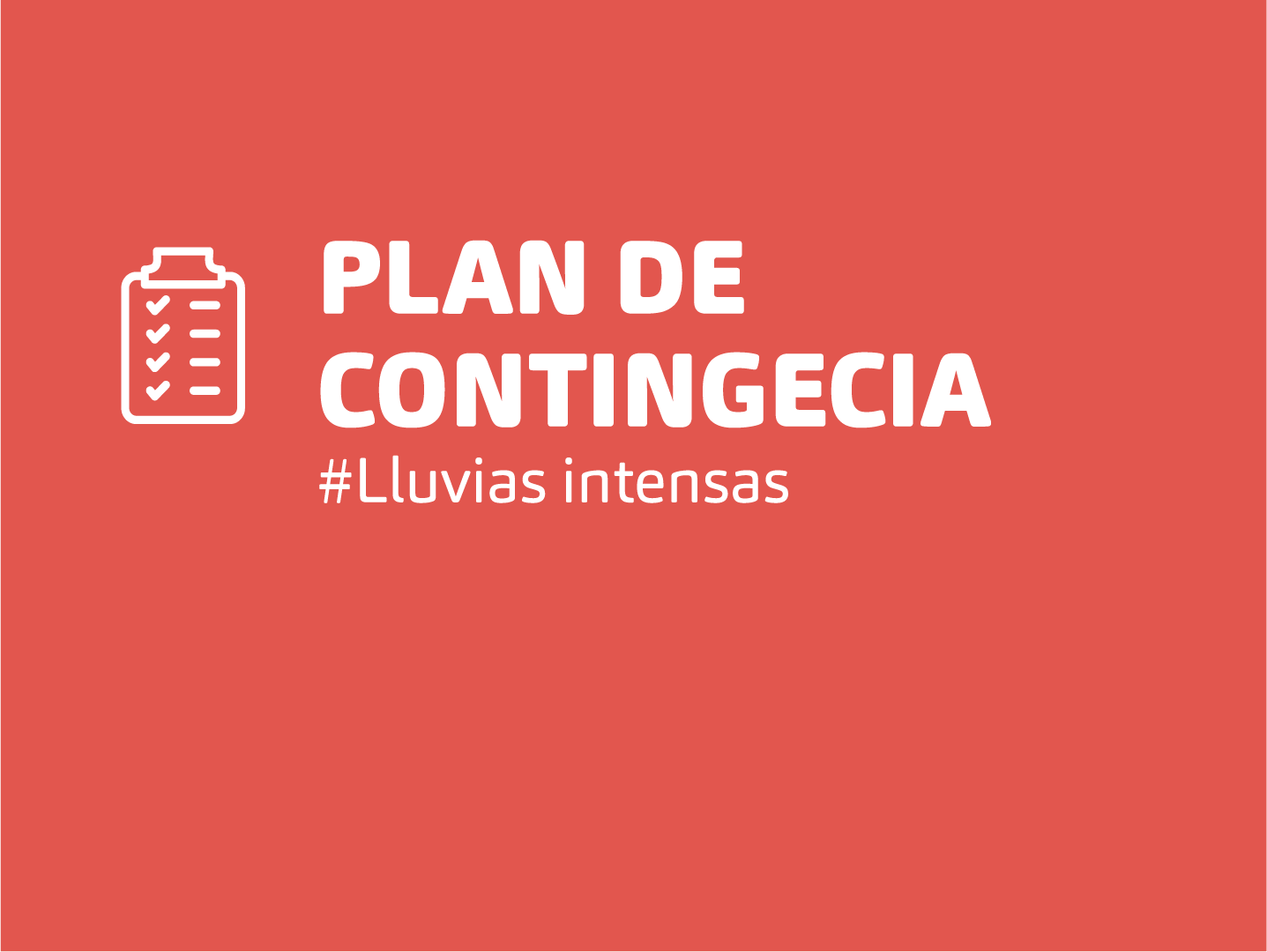 PLAN REGIONAL DE CONTINGENCIA ANTE LLUVIAS INTENSAS