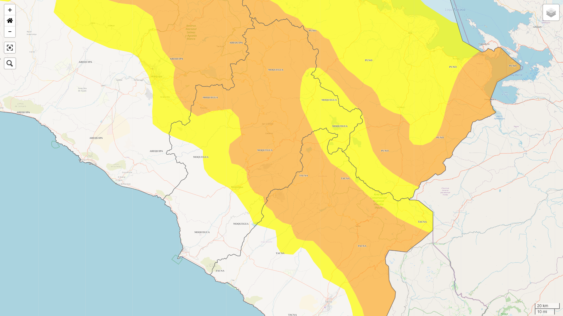 SENAMHI PRONOSTICA TEMPERATURAS DE HASTA -10 °C EN LA SIERRA DE MOQUEGUA DESDE EL 14 AL 16 DE JUNIO