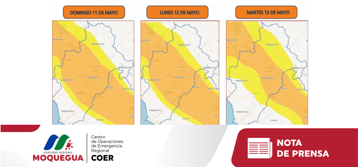NOTA DE PRENSA N° 011-2025-GRM/GRGRD-COER