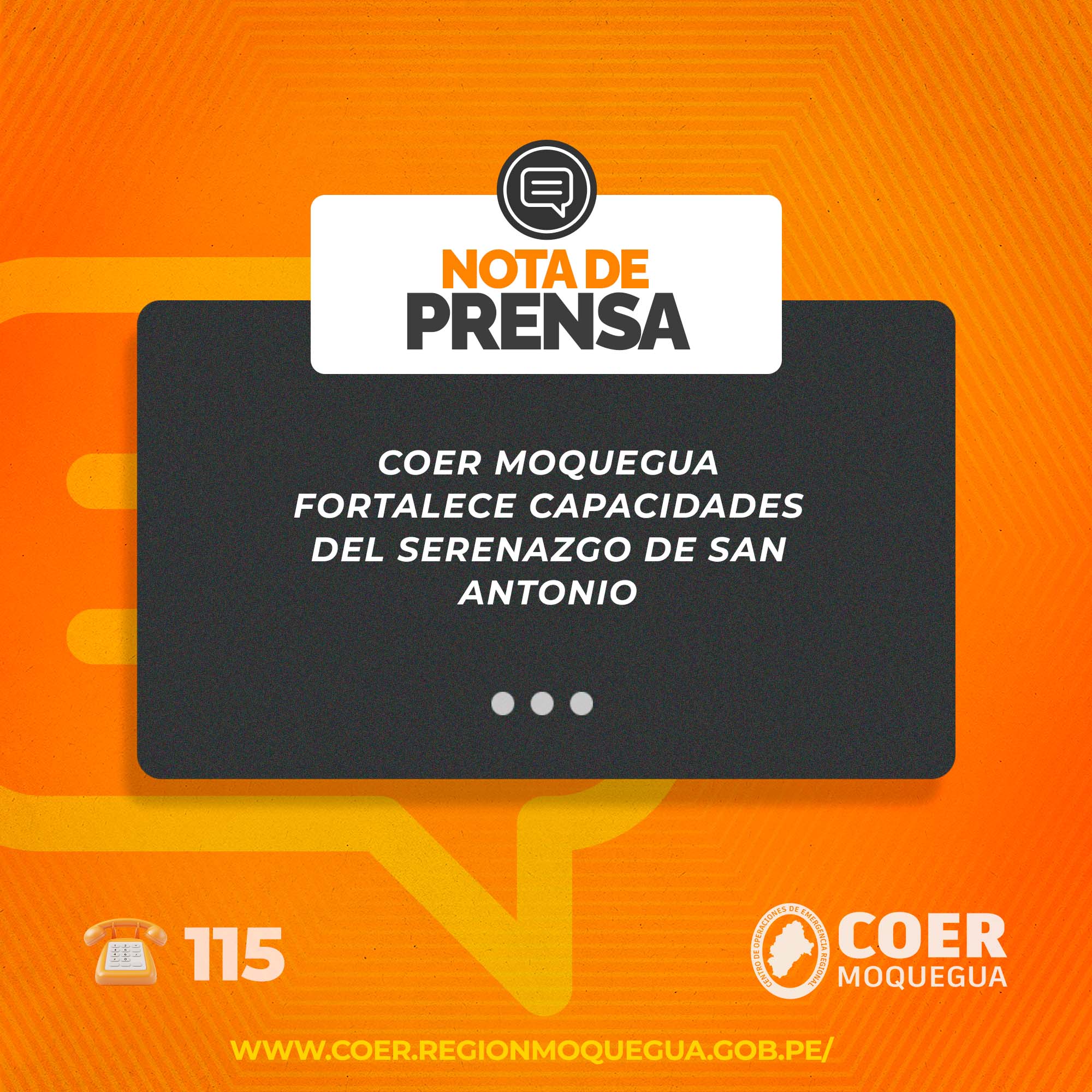 NOTA DE PRENSA N° 156 10-09-2025-GRM/GRGRD-COER